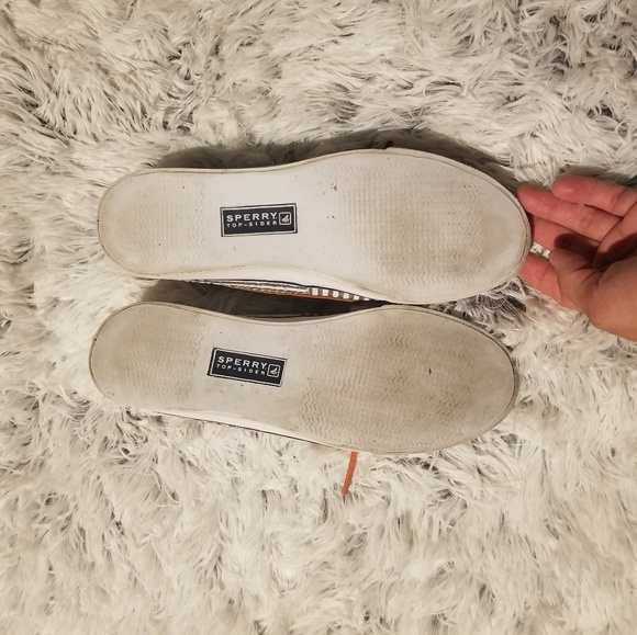 Sperry top siders nautical striped size 8 - Picture 5 of 5